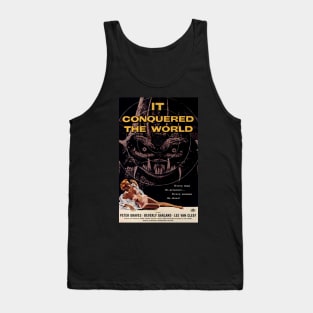 Classic Sci-Fi Movie Poster - It Conquered the World Tank Top